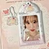 Original Design Summer Cheery Smoothie PVC Picture Frames with Chain Cute Ice Cream Photocard Holder for 3 Inch Kpop Card 2025