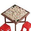 1:12 Scale Miniature Dollhouse Furniture Model Mahjong Table and Chair