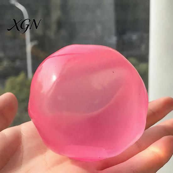 Emotional Release Toy 2/4/6Pcs Clear Coconut Oil Squeeze Ball Anxiety Relief Shapeable Stress Office Desk Soft Stretchy DIY Moldable