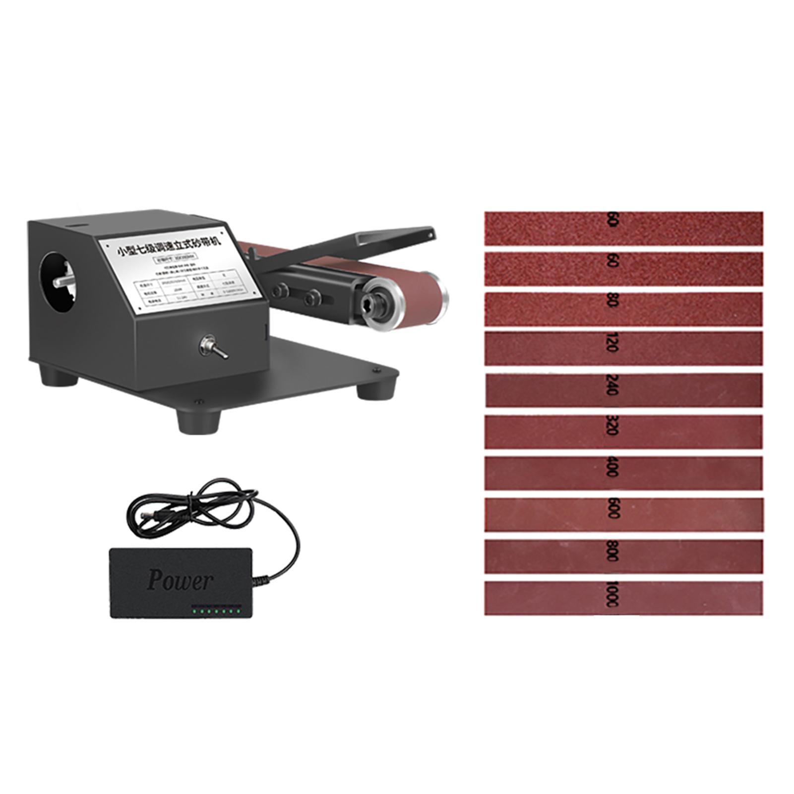 

250 Вт Вертикальный и горизонтальный мини-ленточный шлифовальный станок, электрический шлифовальный, полировальный, шлифовальный станок, шлифовальный станок US & Type 1