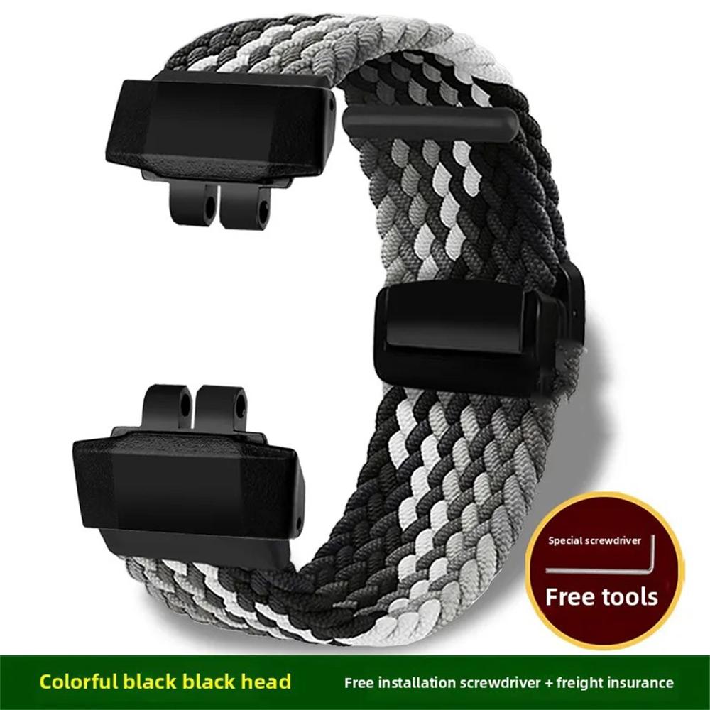 

GBD 200 Watch band For SHOCK C asio 3506 GBD-200-1A GBD-200RD-4 Woven nylon watch strap Magnetic folding buckle men s Bracelet