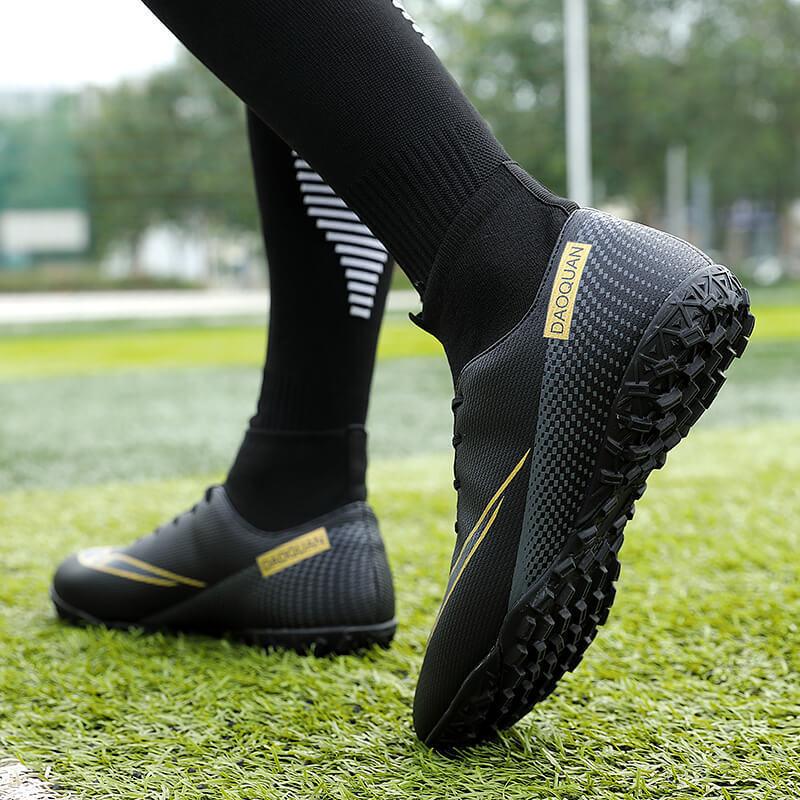 High-top football shoes Men's and women's adult children's game training shoes Broken nails Long nails Short nails Sneakers