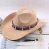 Western Cowboy Style Tibetan Fashion Top Hat Autumn/Winter New Collection Deer Skin Velvet Large Edge Riding Hat
