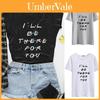 Ill There Be For You Friends Tv Show Black White Tshirt Womens Tees Tops