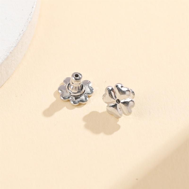 Sturdy Clovers Ear Stoppers Sweat Resistant Nonslip Grip Universal Fit for Earrings and Studs