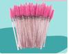 50 / Lot Pinceau de Maquillage Fibre Synthétique Jetable Brosse à Cils Mascara