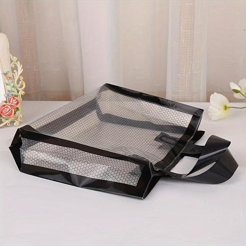 50pcs Transparent Mesh Tote Bags, Reusable, Foldable, Durable bag for Birthday, Christmas, Mother's Day, New Year Gifts, Small Business Shopping Bag