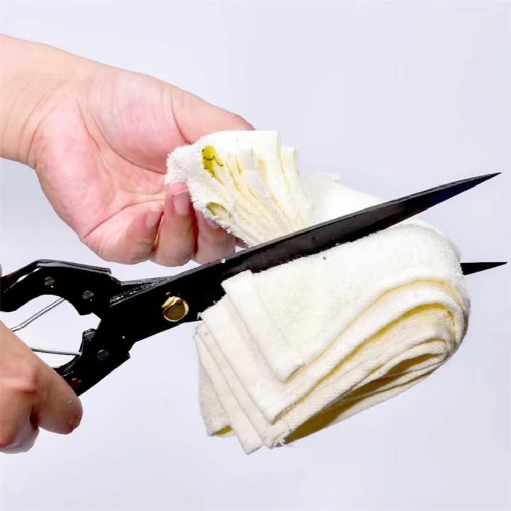 Foarfecă de lână din oțel mangan complet. Unealtă manuală mare pentru tuns lâna, poate tăia păr/buruieni, saci de ambalaj, crenguțe mici etc.