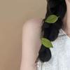 2Pcs Girl Hairpins Leaf Design Lightweight Hair Clips Bang Back Head Hair Pins Hair Fixing Tool Hair Accessories
