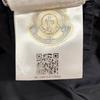 Used MONCLER C20919402800Down Jacket Black Nylon Mens