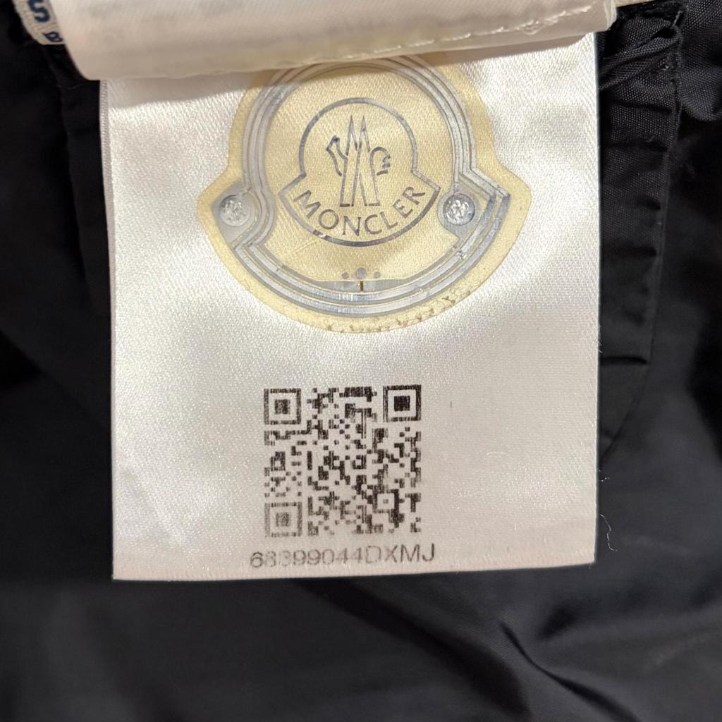 Used MONCLER C20919402800Down Jacket Black Nylon Mens