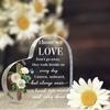 2D Flat Acrylic Heart-shaped Decoration, Indoor and Outdoor Decoration - No Battery/electricity Required, Free Day Decoration, Shop Decoration, Durabl