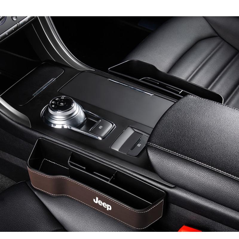 2 Stück Auto Sitz Organizer Sitzritzen Aufbewahrungsbox Multifunktionale Waren Für JEEP Grand Cherokee WK WK2 KJ KK KL Commander XK Renegade