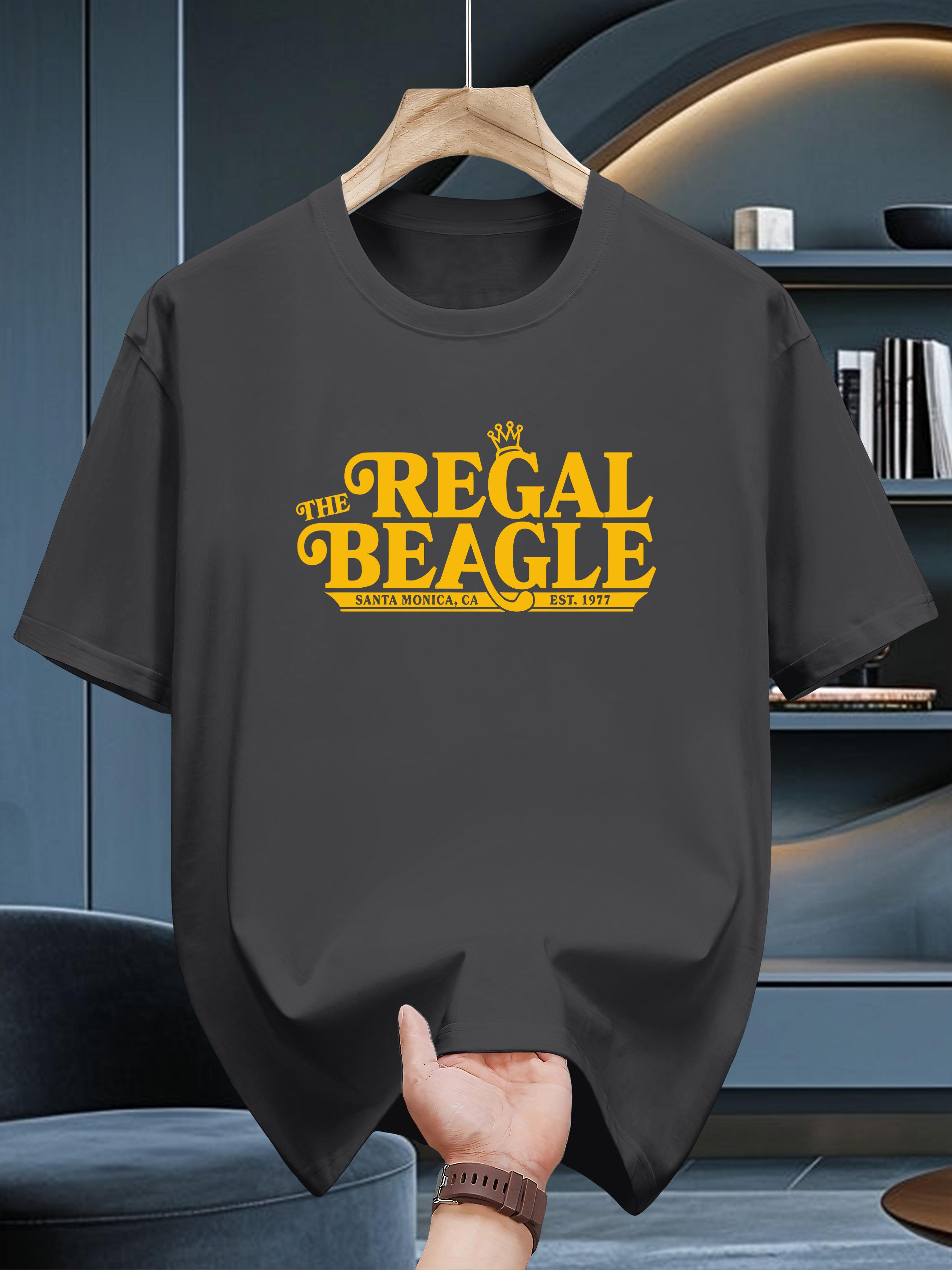 

Short-Sleeve T-shirt with The Regal Beagle Graphic Print - Black XXXL
