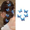 Pack Of 5 Butterfly Hair Clip For Women Girl Hair Accessories Side Barrettes For Parties Proms School Event Wear