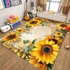1pc Sunflower Design Area Rugs for Living Rooms, Carpets for Indoor Outdoor Use, for Kitchens, Offices, and Bathrooms Home Decor