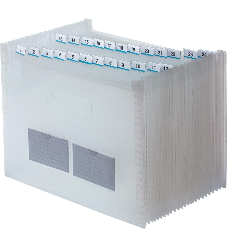 Pentel Dcd5425 25-Compartment Accordion Filing System