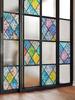 Window Privacy Film Stain Glass Window Film Rainbow Window Film Window Clings Non-Adhesive Reusable Decorative for Room