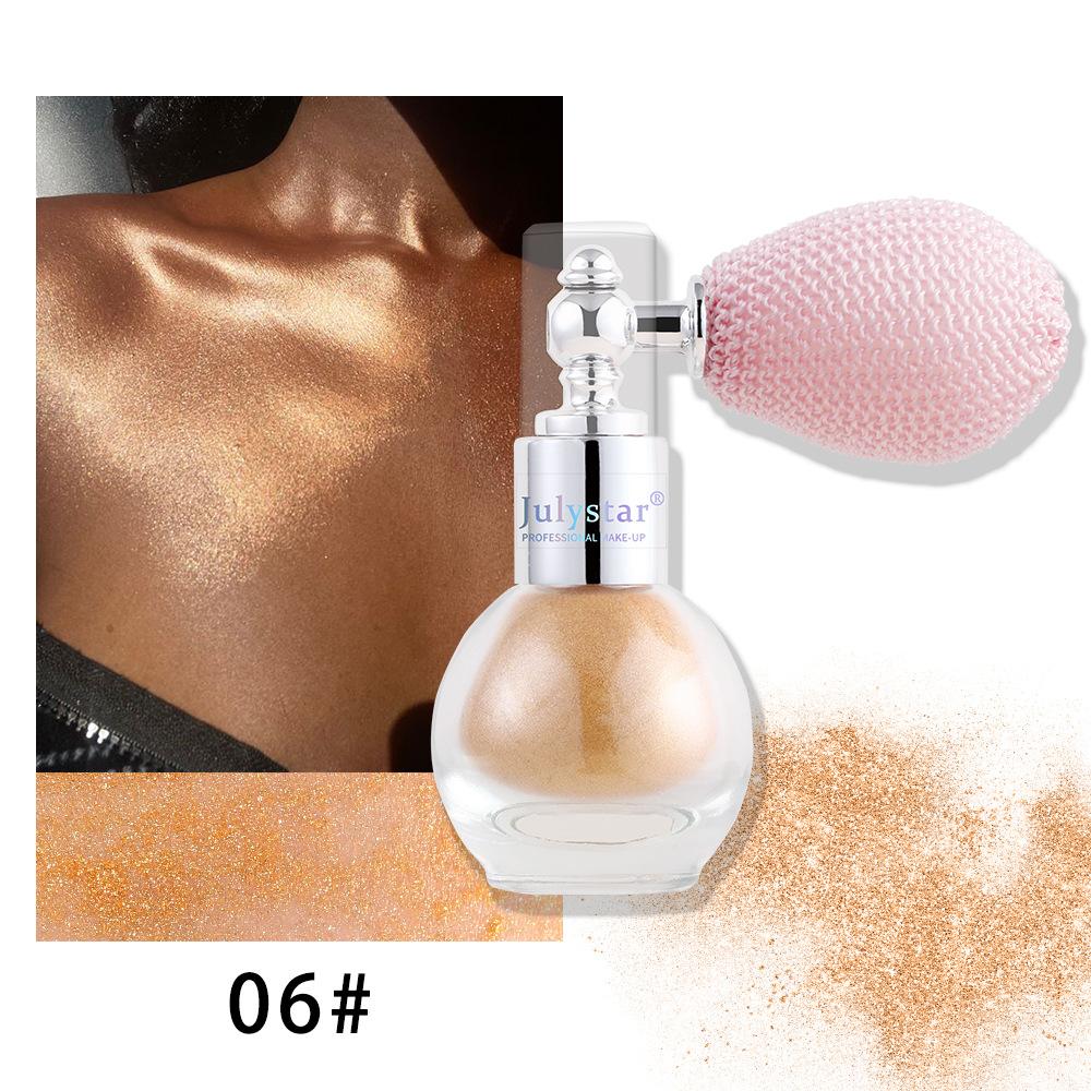 Facial Grooming Natural Three-dimensional Fine Flash Highlight Liquid Body Brightening and Modifying Contour Long-lasting Anti-sweat Highlight Spray