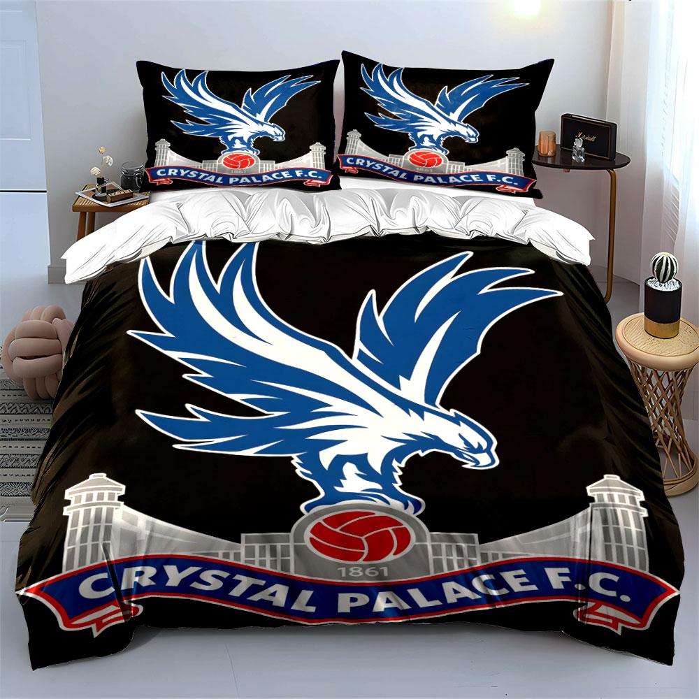 Blue Eagle, Red Football. Bedding Sets Duvet Cover Sets Duvet Covers Pillowcases(1 * Duvet Cover 2 * Pillowcases Without Duvet Insert)
