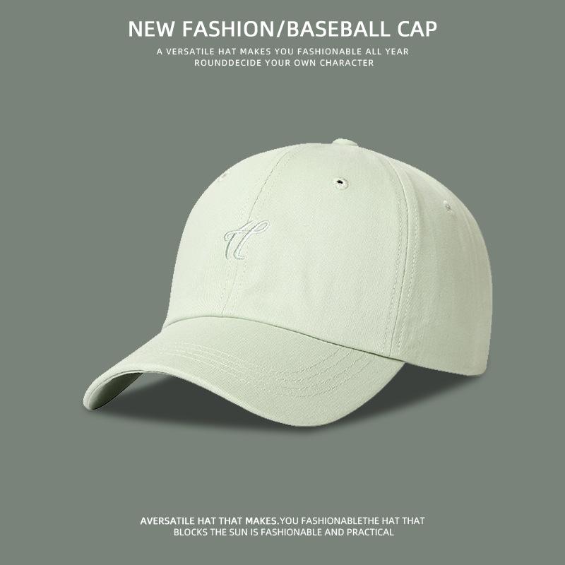 

Дышащая маленькая мятно-зеленая кепка для лица женская весенне-летняя светло-зеленые буквы мягкий верх кепка-утка мужская бейсболка Adjustable мятный зеленый