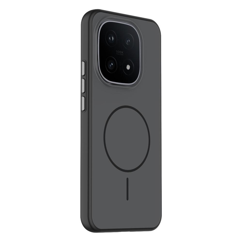 Oppo Find X9 Pro Matný magnetický kroužek, Pocit kůže, Odolný proti pádu, Barevné blokování, Kompatibilní s iQoo 15