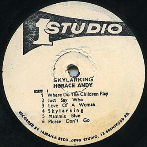 

LP Пластинка HORACE ANDY - Skylarking SOLP1116 Studio One 1972 Ямайка Регги, Ска и Даб