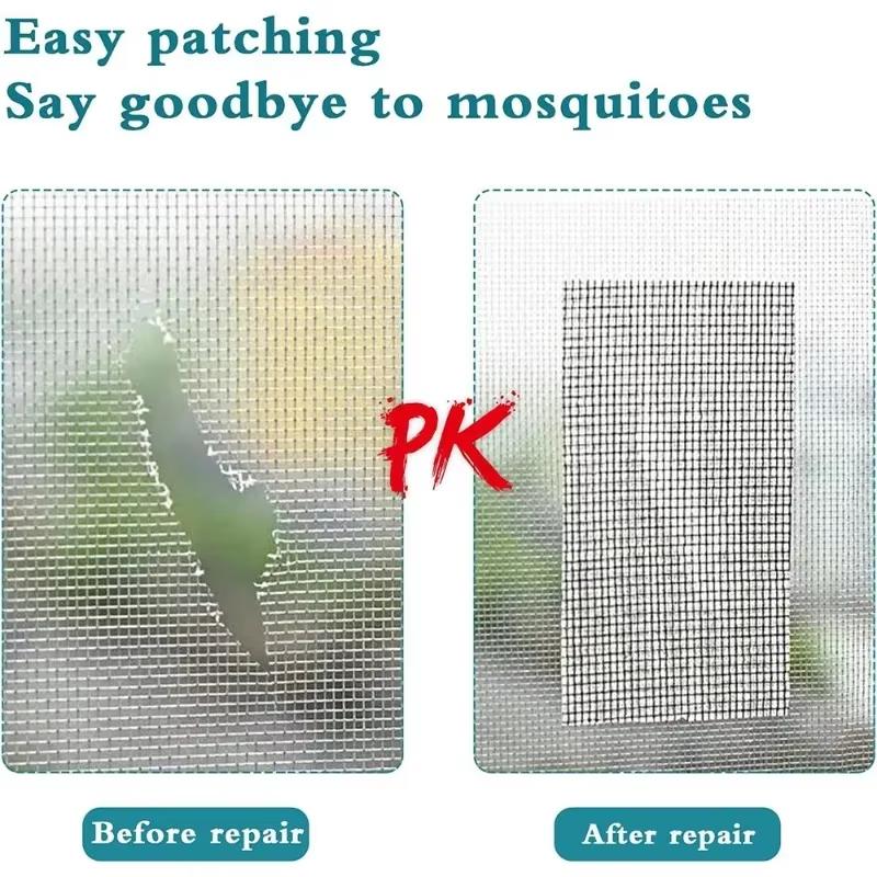 New 5cm Window Screen Repair Tape Self Adhesive Mesh Tape Net Door Fix Patch Anti Insect Mosquito Mesh Broken Holes Repairing