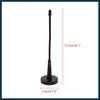 Black Magnetic Base Truck Vehicle Car Roof Mount Decorative Aerial Antenna Automotive Parts