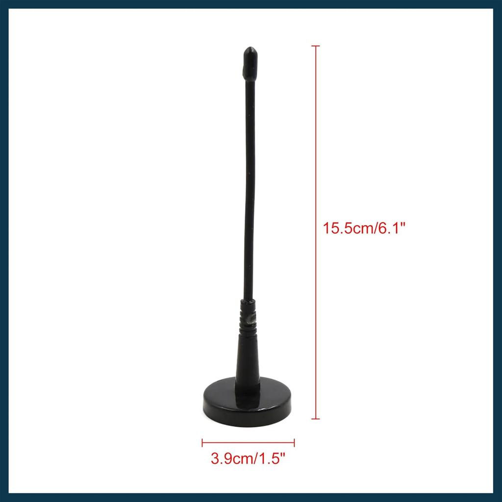 Black Magnetic Base Truck Vehicle Car Roof Mount Decorative Aerial Antenna Automotive Parts