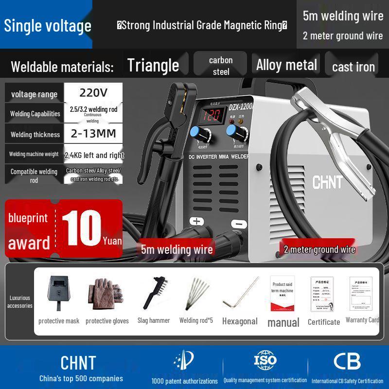 Portable Dual Voltage DC Welder 220v/380v for Home & Industrial Use