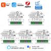 Tuya Zigbee3.0 Розумний вимикач 1/2 клавіші Автоматизація дому Таймер Реле з монітором потужності кВт-год Додаток Smart Life Голосове для Alexa Google