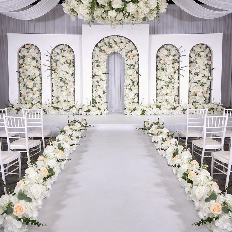 Wedding Arch Waterfall Floral Arrangement for Banquet or Photography Prop