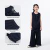 Girls' Summer Denim Bowknot Two-Piece Set