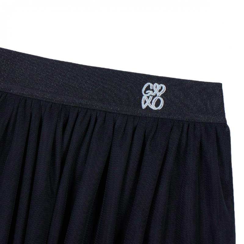 Goxo Black Banding Skirt Classic Logo