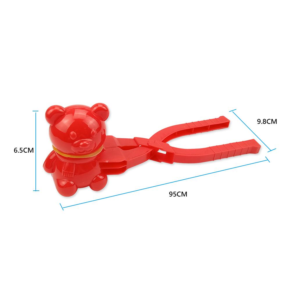 1/4pcs Snowball Maker Clip Multi-shape Cartoon Snow Balls Making Clamps Snow Ball Maker Gadgets Kids s for Snowball Fights Tool