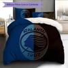 Biancheria da letto con motivo logo Atalanta BC Decorazione per la casa Regalo di compleanno (1 * copripiumino + 2 * federa, senza nucleo)