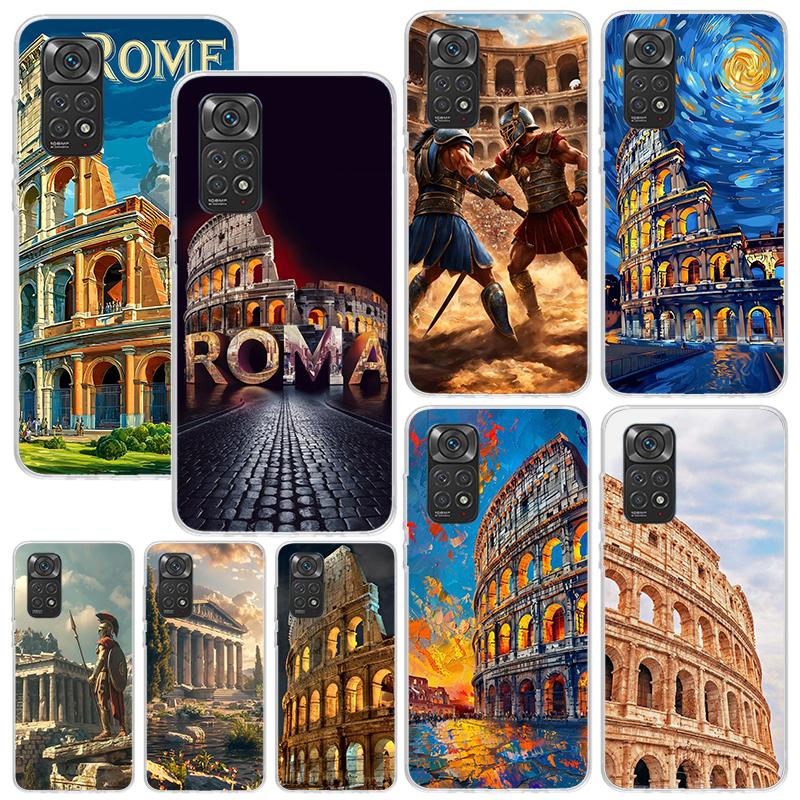 Roman Colosseum Phone Case For Xiaomi Redmi Note 15 13 14S 14 Pro Plus 12S 11S 10S 12 11E 10 11T Art Fundas Back Cover Redmi Not