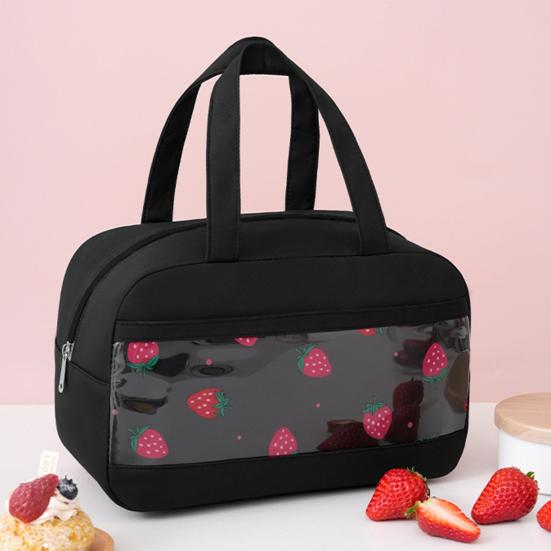 Cartoon Lunch Bag Insulated Thermal Bento Box Picnic Tote Waterproof Leak-proof Cooler Ice Pack Portable Kid School Lunch Bags