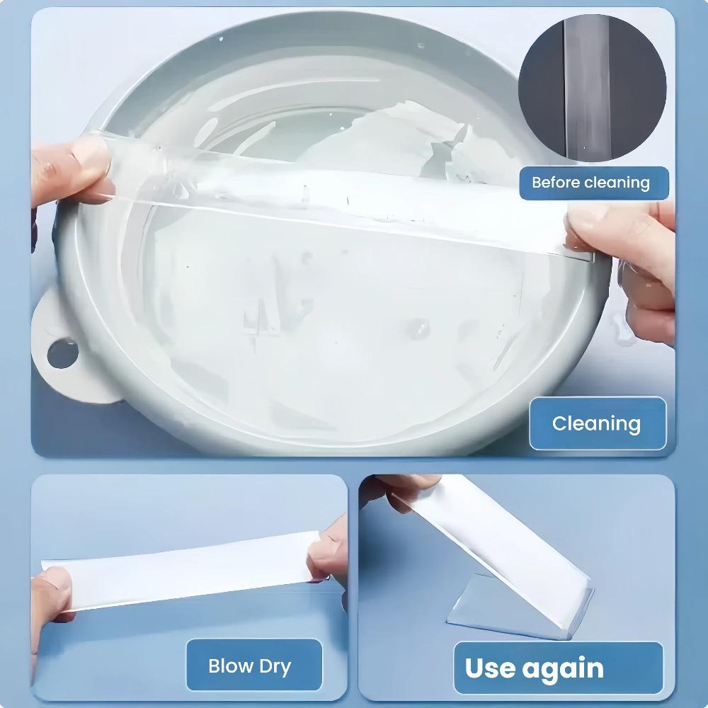Nano Tape Double Sided Adhesive Tape Waterproof Strong Adhesive No Residue for Kitchen Bathroom Wall Decor Pictures Mirrors