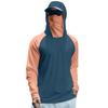 Men's Summer Color Matching Quick-drying Long-sleeved T-shirt Sun Clothing Fishing Fitness Sports Hooded Long-sleeved Top