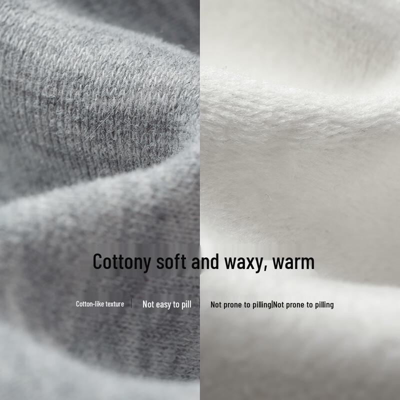 Chuyu Women's 2025 Winter Plush-Lined Loose Drape Casual Pants