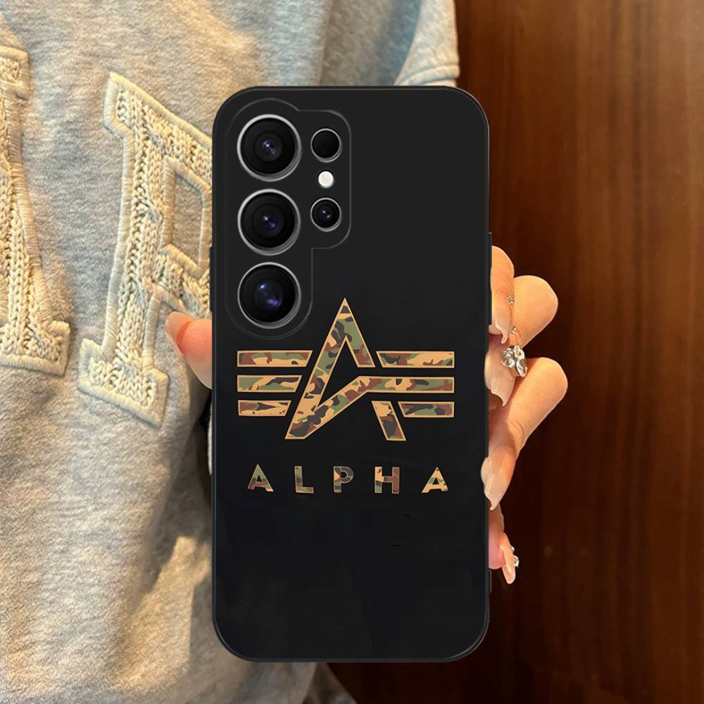 Jacket Alpha Industries Phone Case For Samsung S 24 Fe 25 Ultra Plus 20 Lite 21 30 22 23 24 22 Ultra 5G Fundas Samsung S25