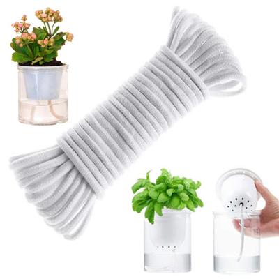 Corda de Algodão para Rega Tampa Auto-irrigante Pavio Capilar Fácil Instalação DIY Férias Sistema de Irrigação por Gotejamento Automático Jardim Interno Planta