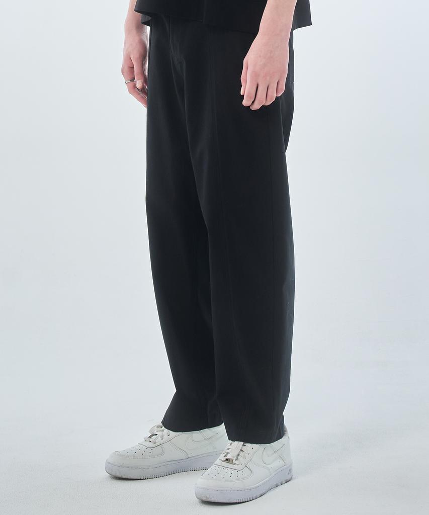 ZENSAI Baggy Fit Chino Pants Black