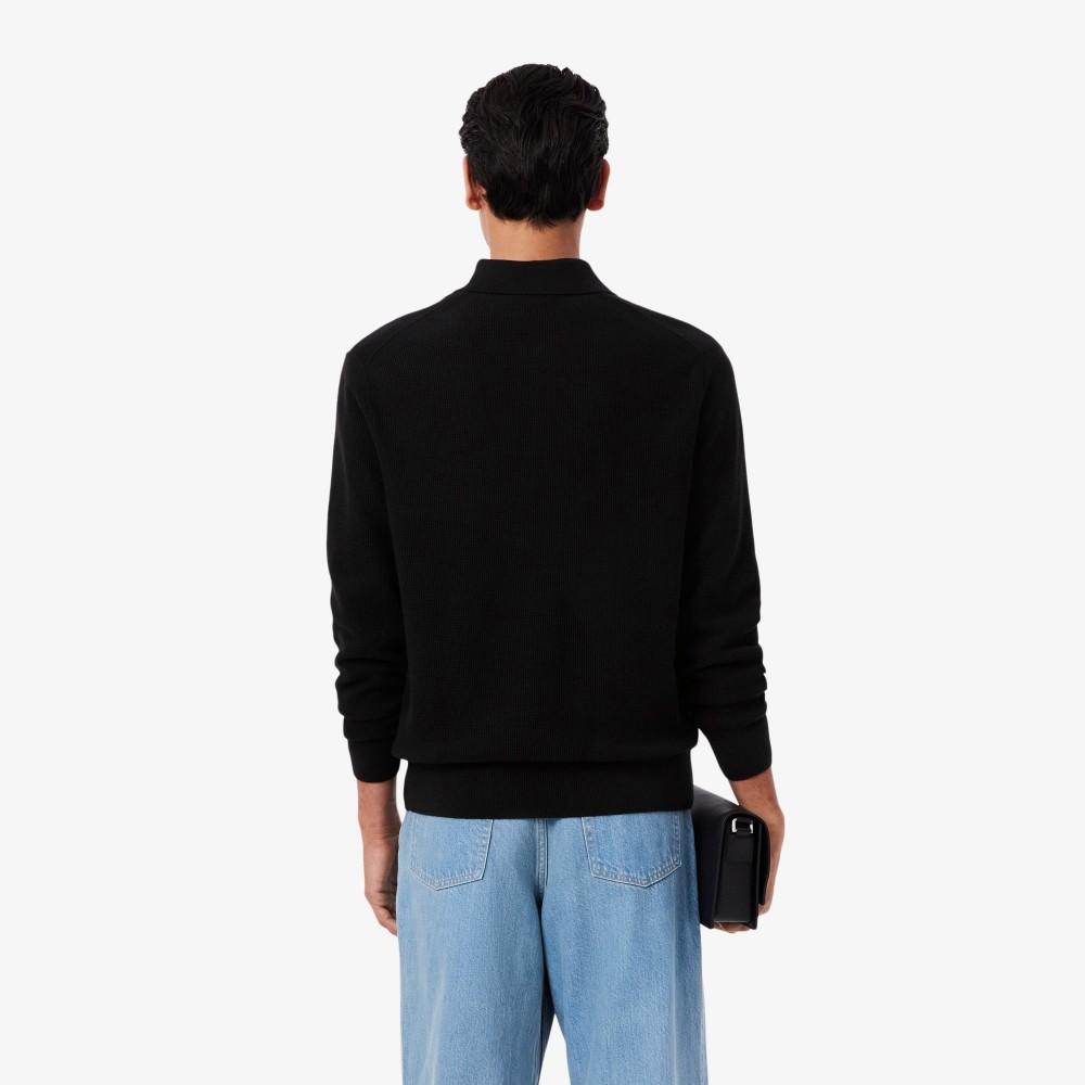 [lacoste] Men's Wool Cotton Half-Zip Collar Sweater AH5187-55N031