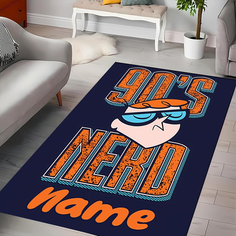 Custom personalization Dexter's Laboratory Area Rug - Perfect For Kitchen, Bathroom,Laundry Room Decor Large Size Available,Gift All Seasons