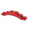 10pcs 62361 Vehicle, Mudguard 1 1/2 x 6 x1 with Arch Compatible with Block Moc Color City Accessories Parts