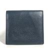 CARTIER Must de Line logo Wallet Coin Compartment coin purse Leather Black