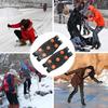 1Pairs 5-Stud Climbing Crampons Durable Anti Slip Mountaineering Cleats Unisex Snow Claw Shoe Covers Outdoor Chain Shoe Spikes